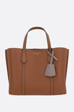 Women TORY BURCH Perry small tote bag in grainy leather