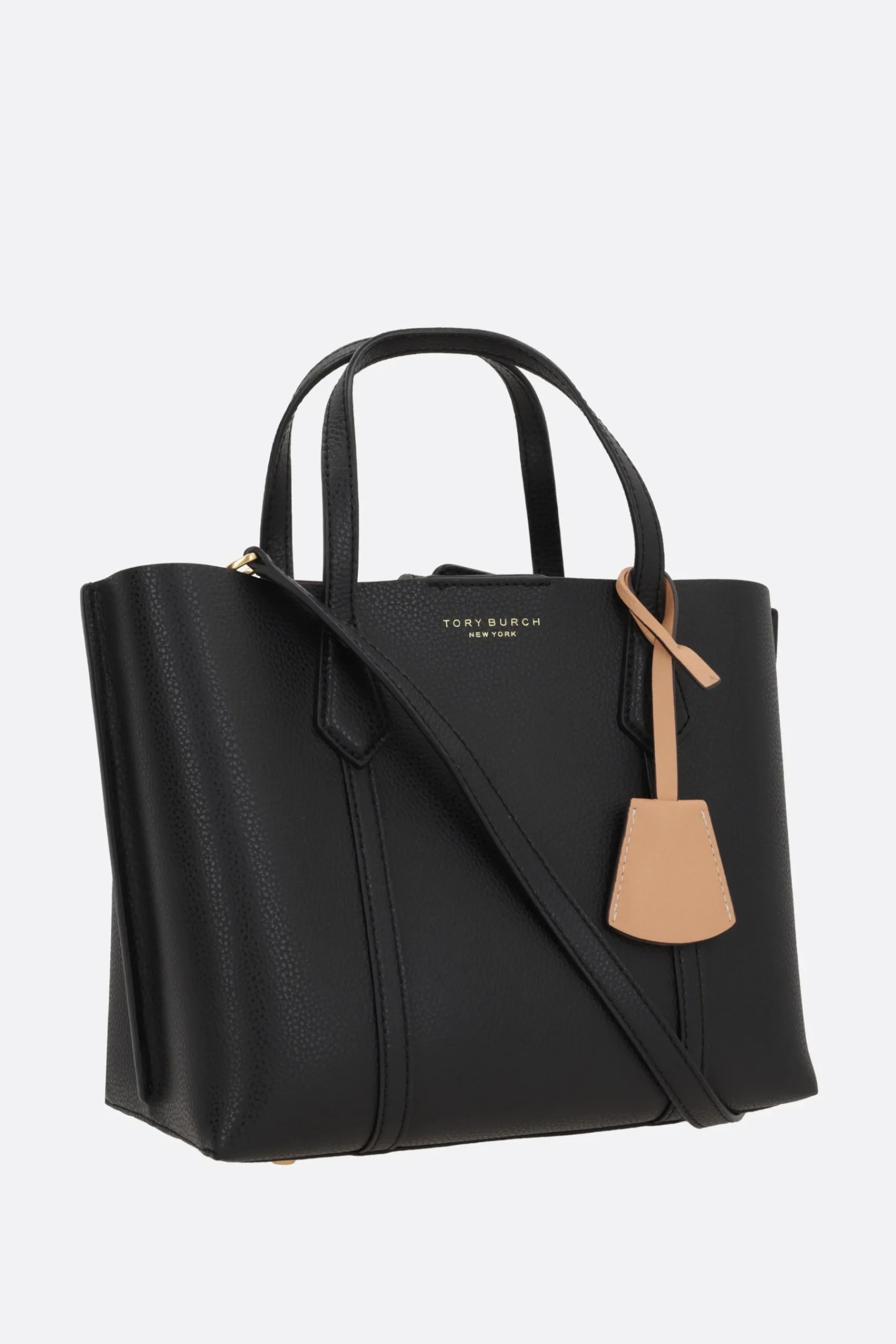 Women TORY BURCH Perry small tote bag in grainy leather