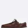 Women PHILEO x TBS flat mules in smooth leather