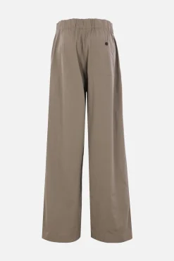 Women DRIES VAN NOTEN Pila wide-leg trousers in poplin