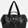 Women PLAN C PIli e Bianca weekend bag in coated canvas