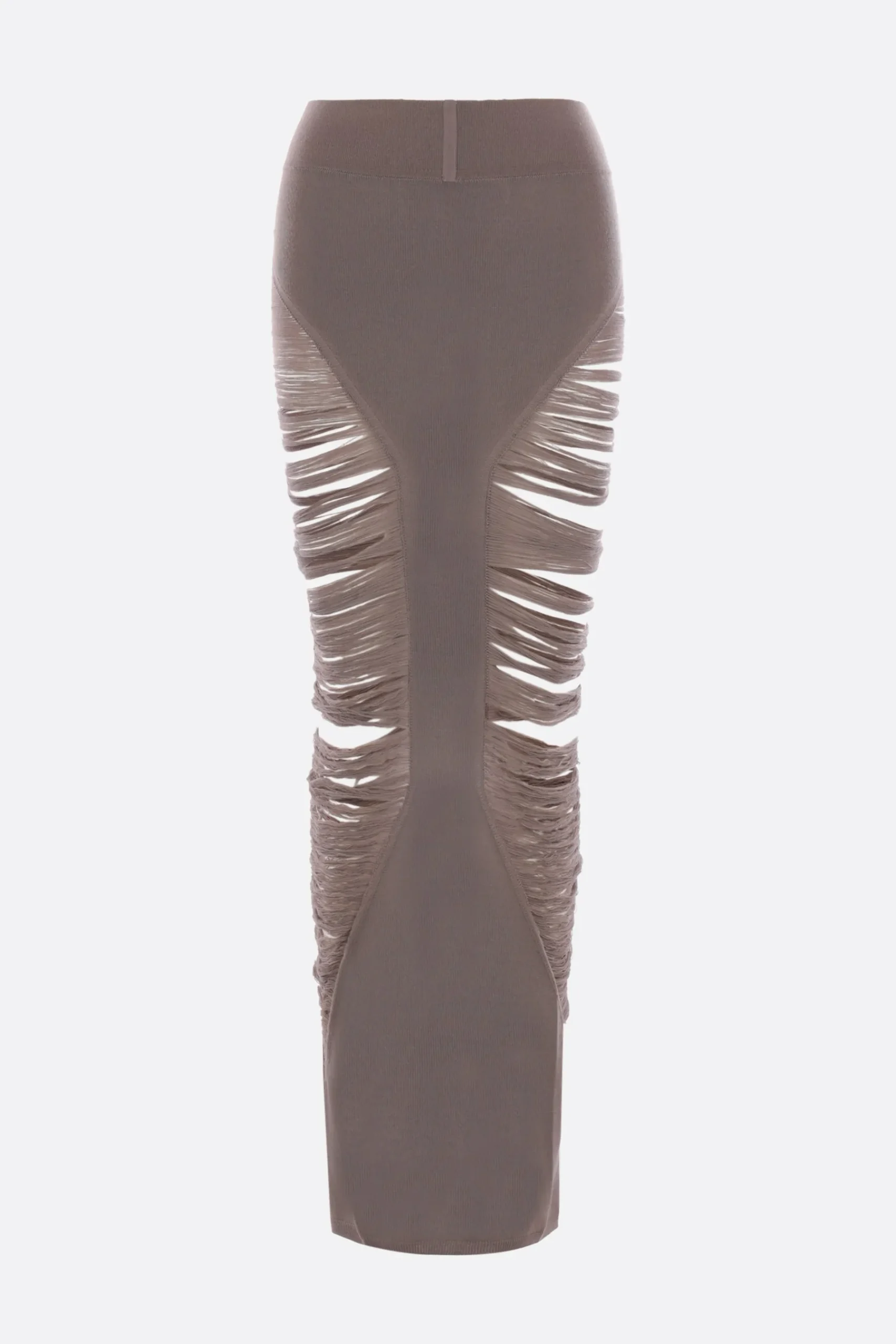 Women RICK OWENS Pillar long skirt in wool knit