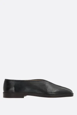 LEMAIRE Piped nappa slippers