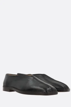 LEMAIRE Piped nappa slippers