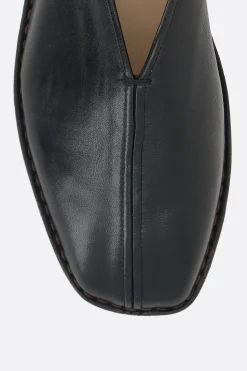 LEMAIRE Piped nappa slippers