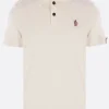 MONCLER GRENOBLE piquet polo shirt with logo patch