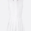 Women THOM BROWNE piquet sleeveless minidress