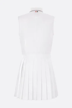 Women THOM BROWNE piquet sleeveless minidress