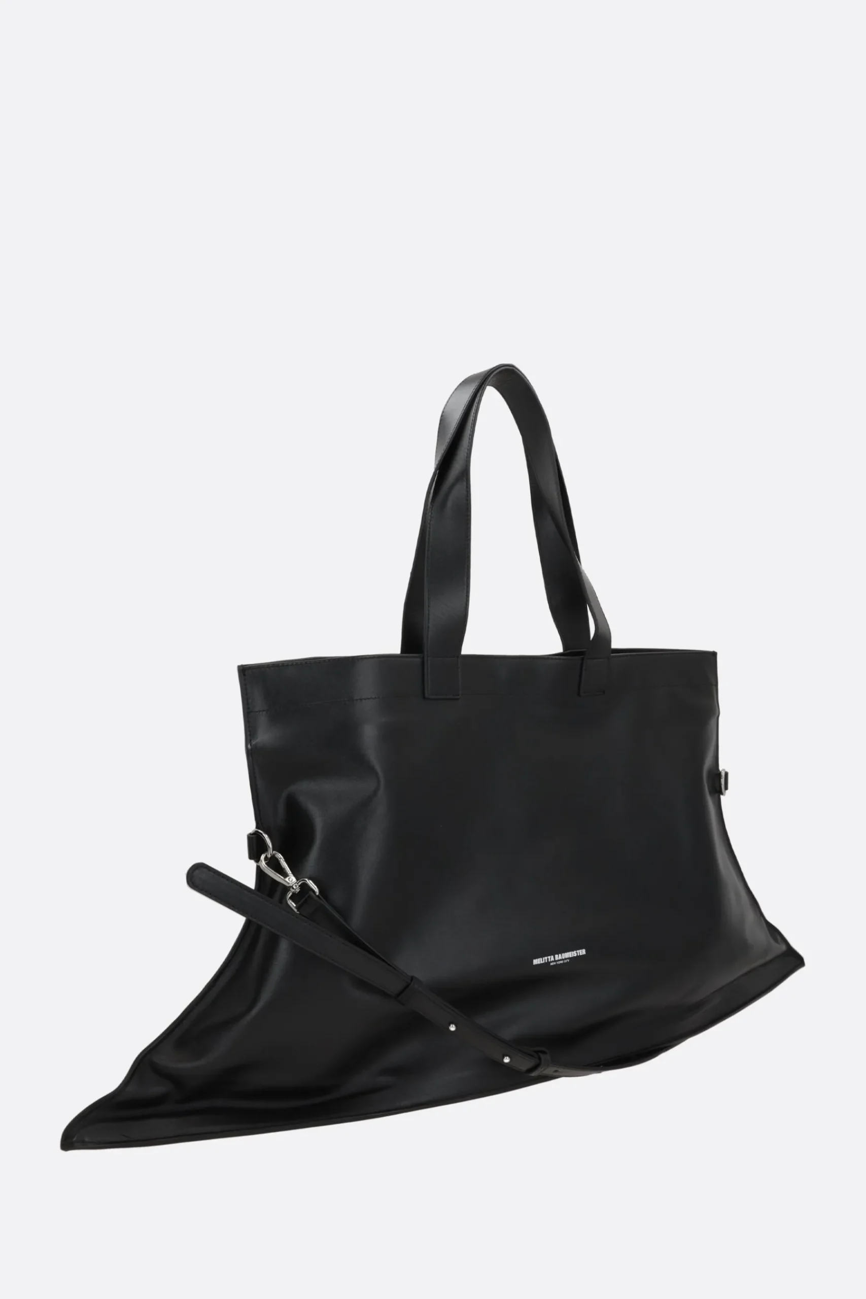 Women MELITTA BAUMEISTER Pointy Weekender tote bag in smooth leather