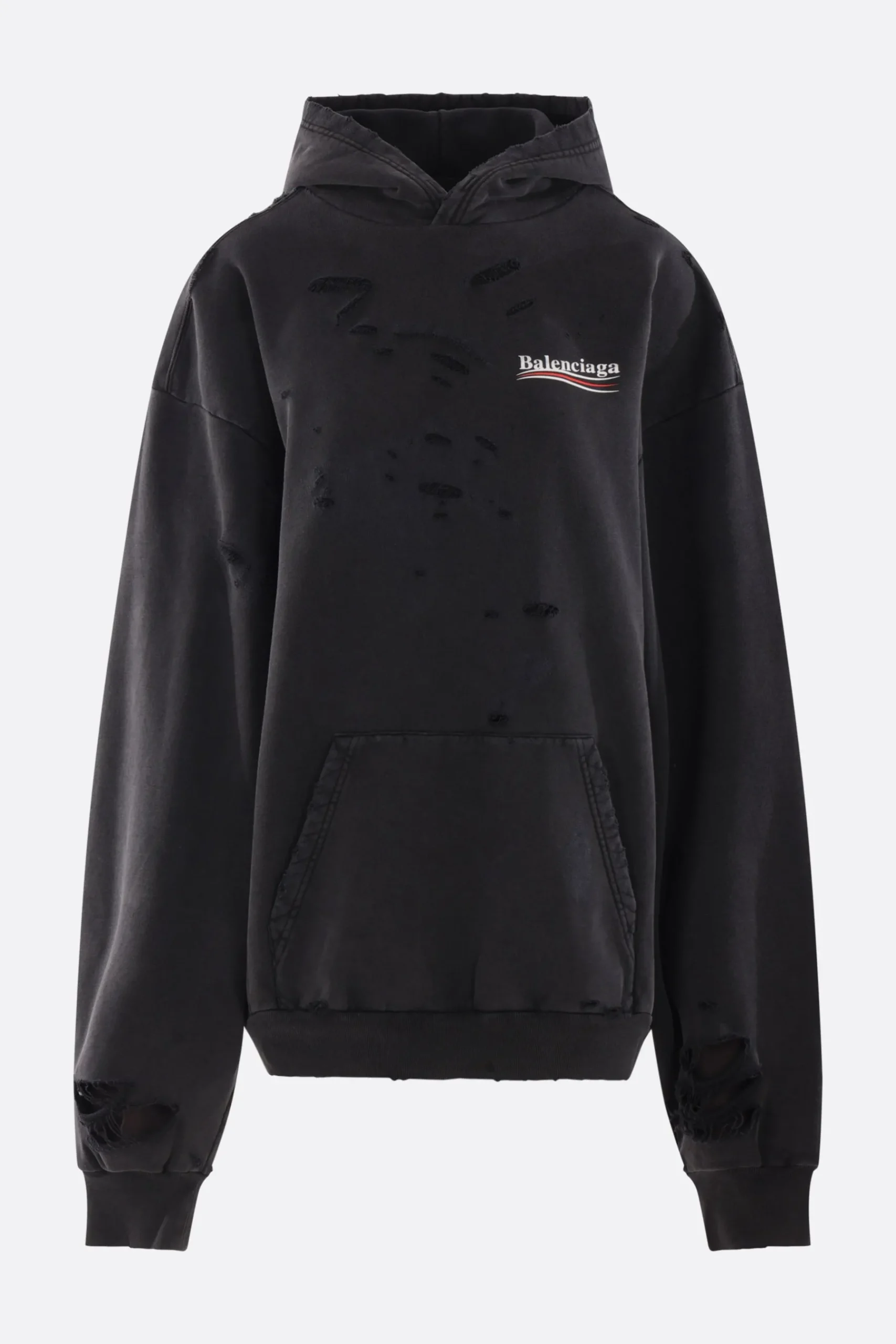 Women BALENCIAGA Political Campaign oversize hoodie in jersey