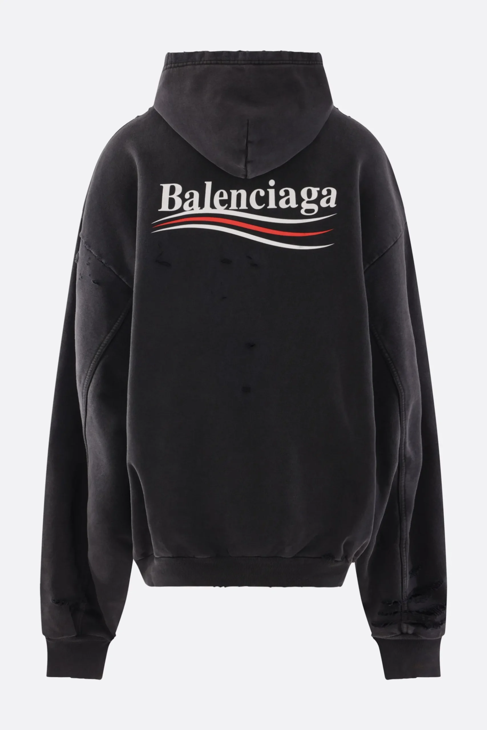 Women BALENCIAGA Political Campaign oversize hoodie in jersey