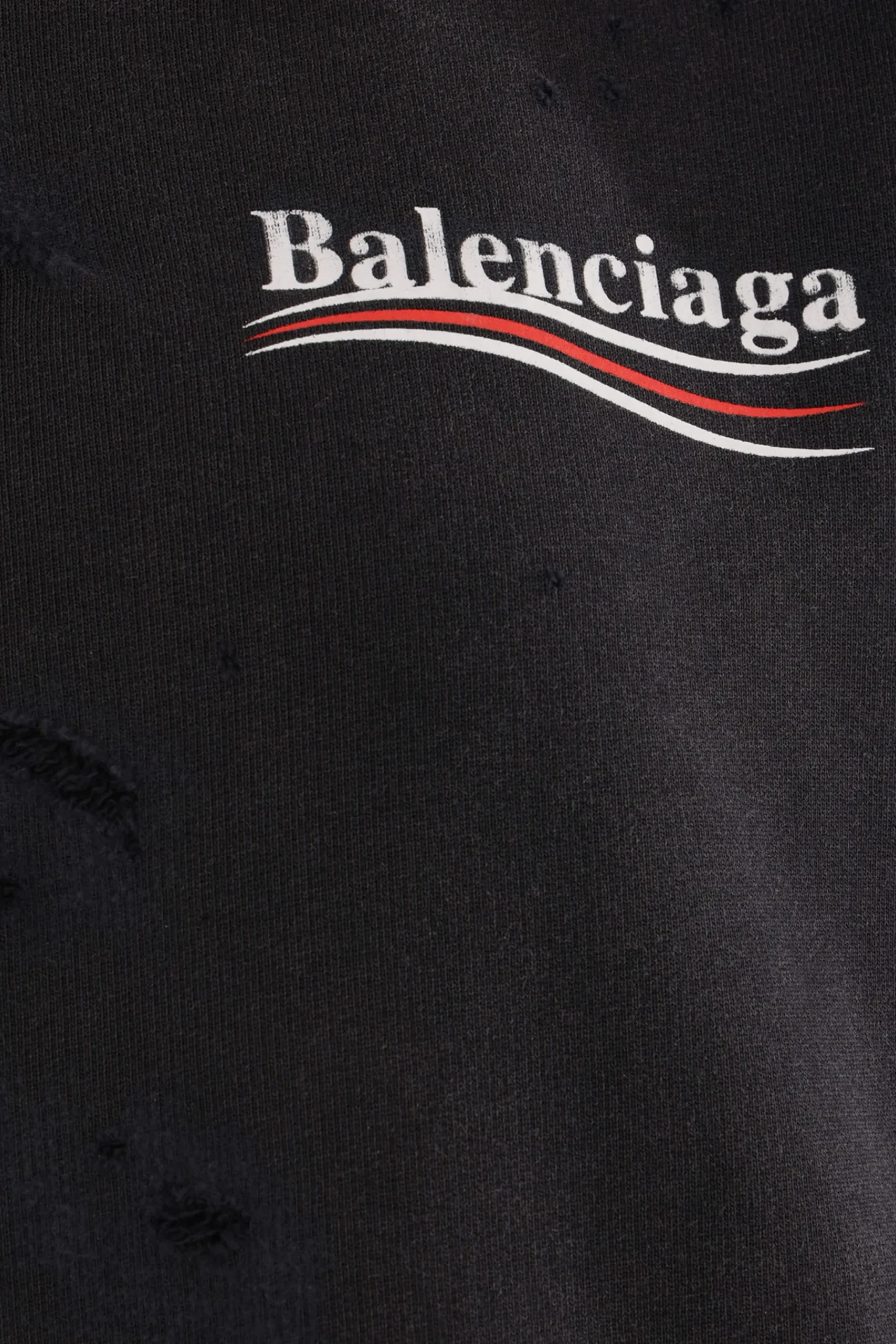 Women BALENCIAGA Political Campaign oversize hoodie in jersey