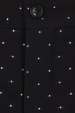 COMME DES GARÇONS HOMME PLUS polka dot wool shorts