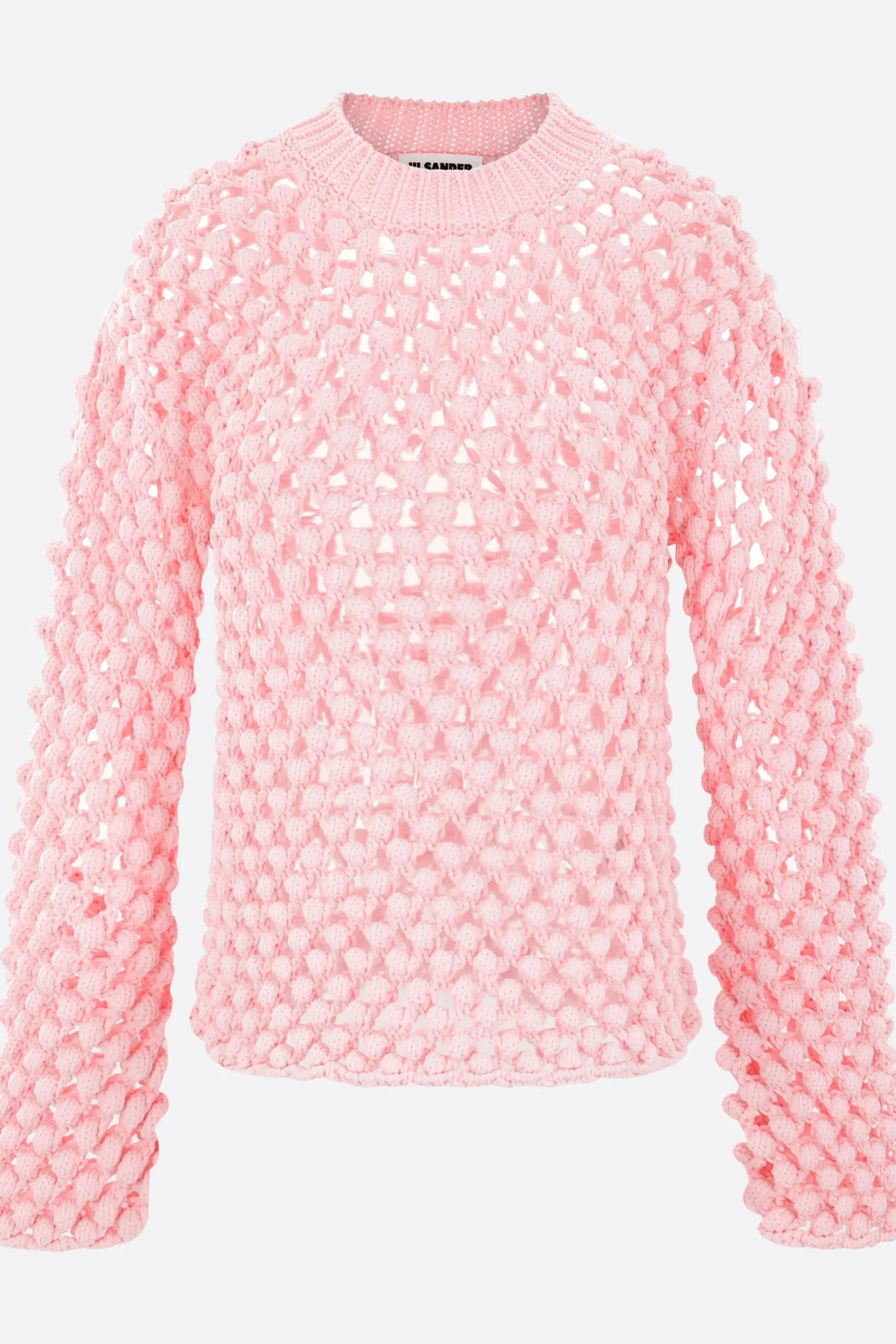 JIL SANDER popcorn stitch knit sweater