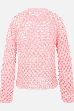 JIL SANDER popcorn stitch knit sweater