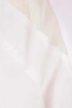 Women SACAI poplin and jersey t-shirt