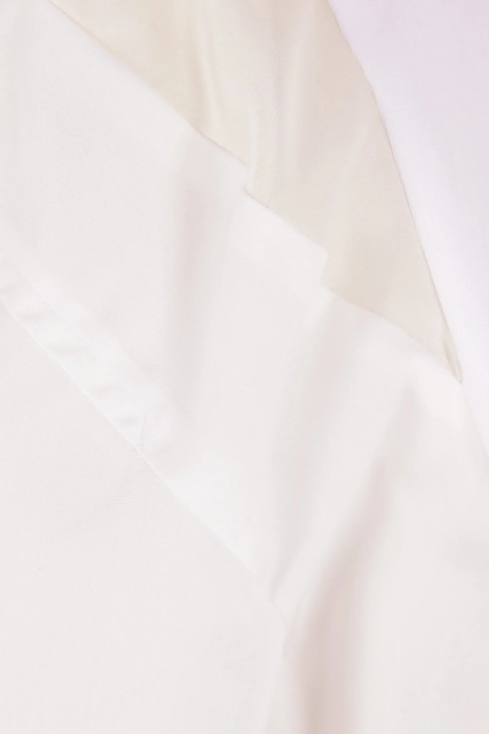 Women SACAI poplin and jersey t-shirt