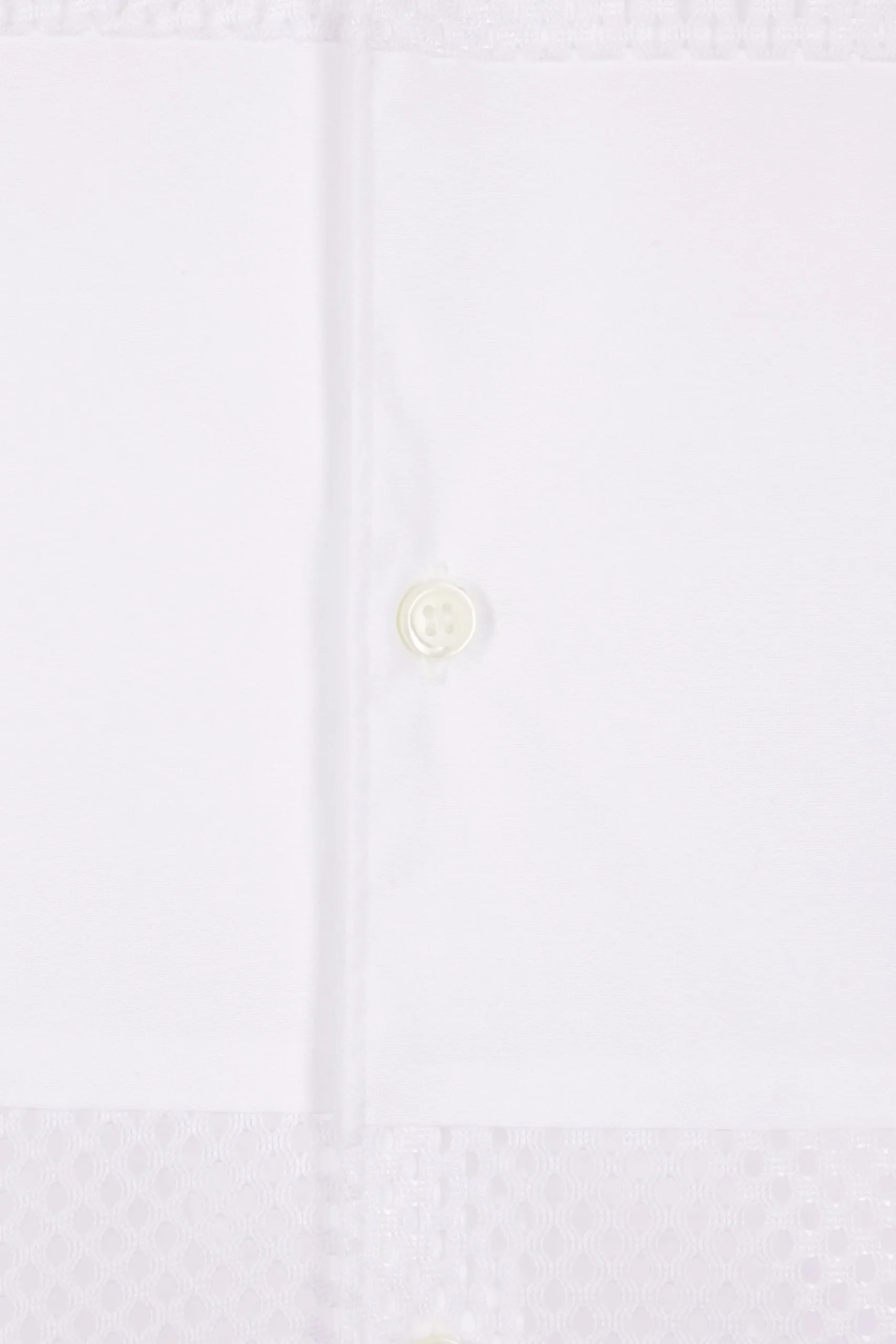 COMME DES GARÇONS HOMME PLUS poplin and mesh shirt