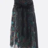 Women TAO COMME DES GARÇONS poplin and mesh wrap skirt