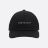 RICK OWENS poplin baseball cap with Owenscorp embroidery