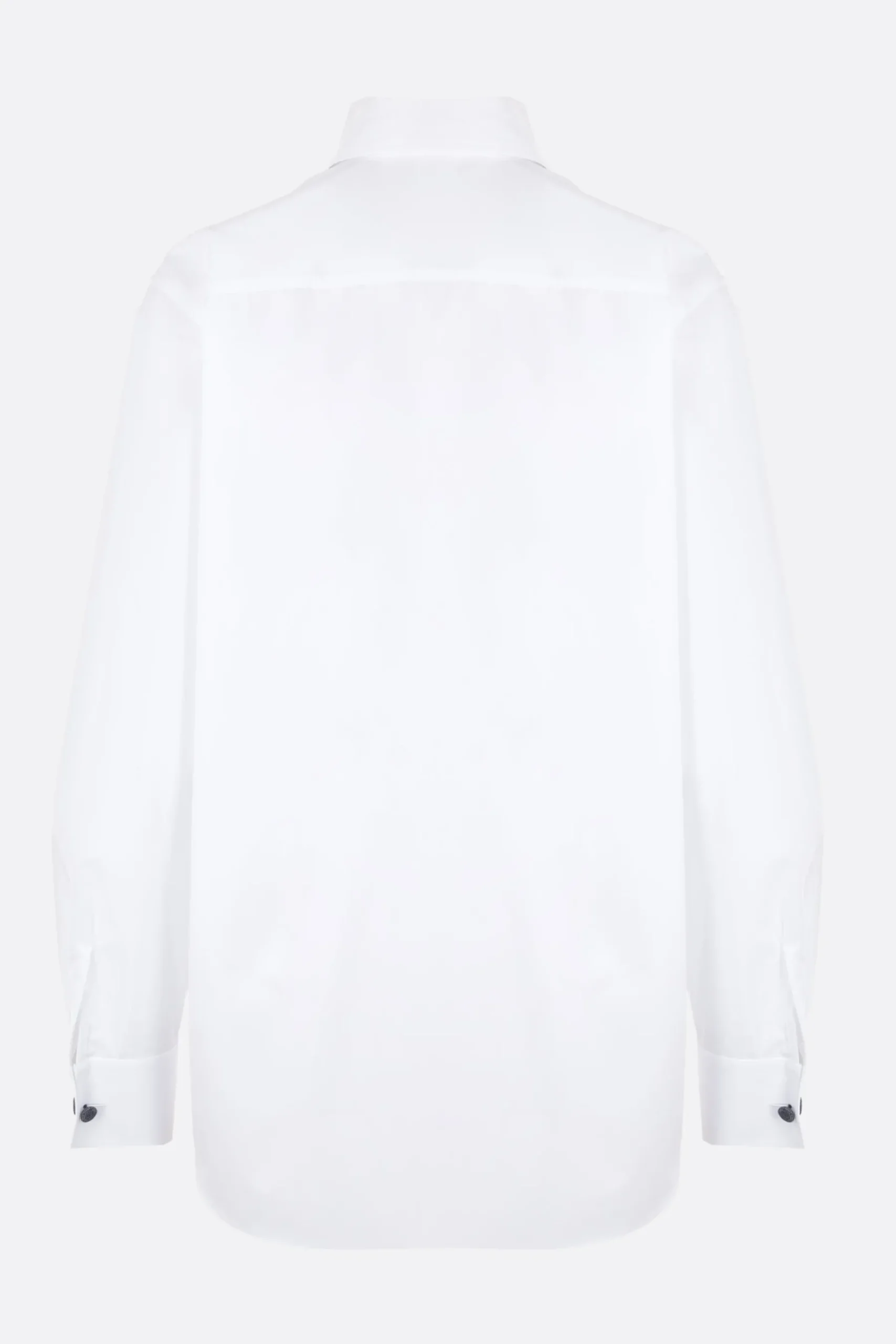 Women GIORGIO ARMANI - 10 CORSO COMO poplin shirt with denim cufflinks