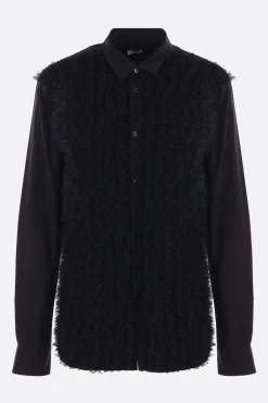 COMME DES GARÇONS HOMME PLUS poplin shirt with frills