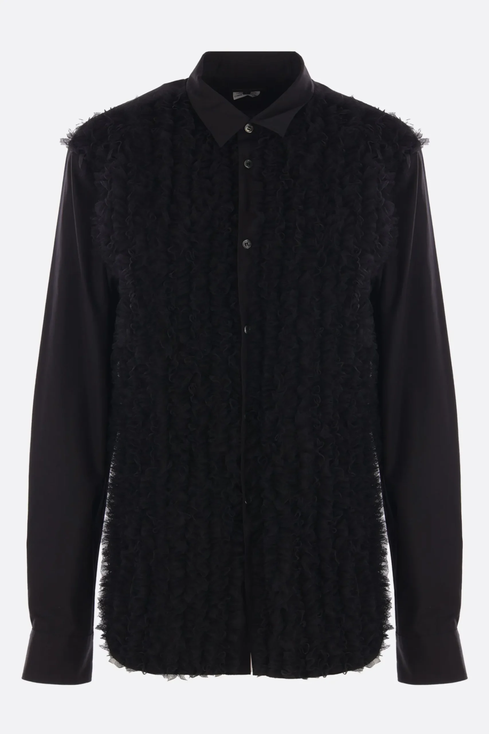 COMME DES GARÇONS HOMME PLUS poplin shirt with frills