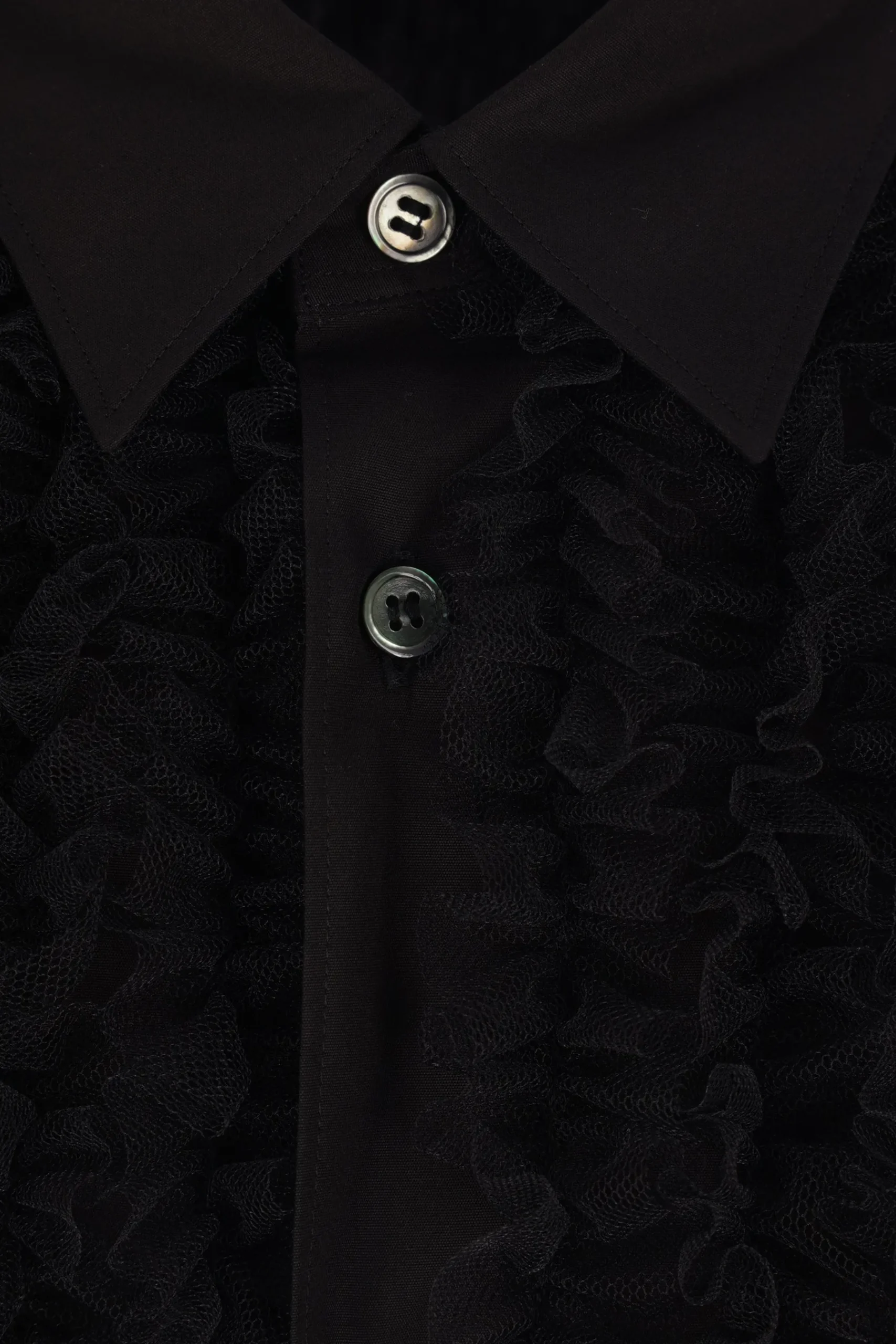 COMME DES GARÇONS HOMME PLUS poplin shirt with frills