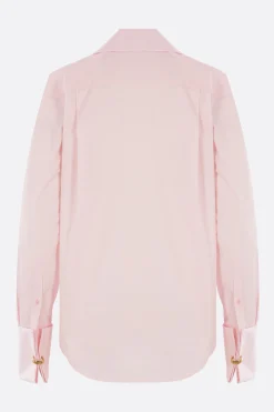 Women LOEWE poplin shirt with pleated neck tie