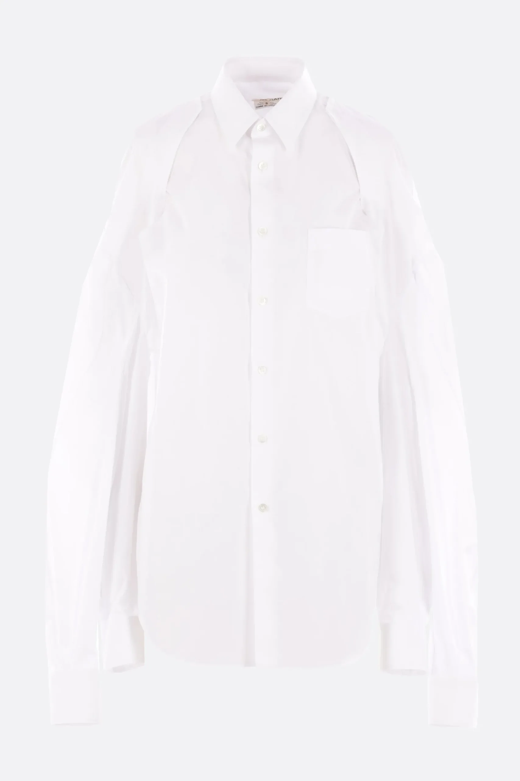 Women COMME DES GARÇONS poplin shirt with triple sleeve