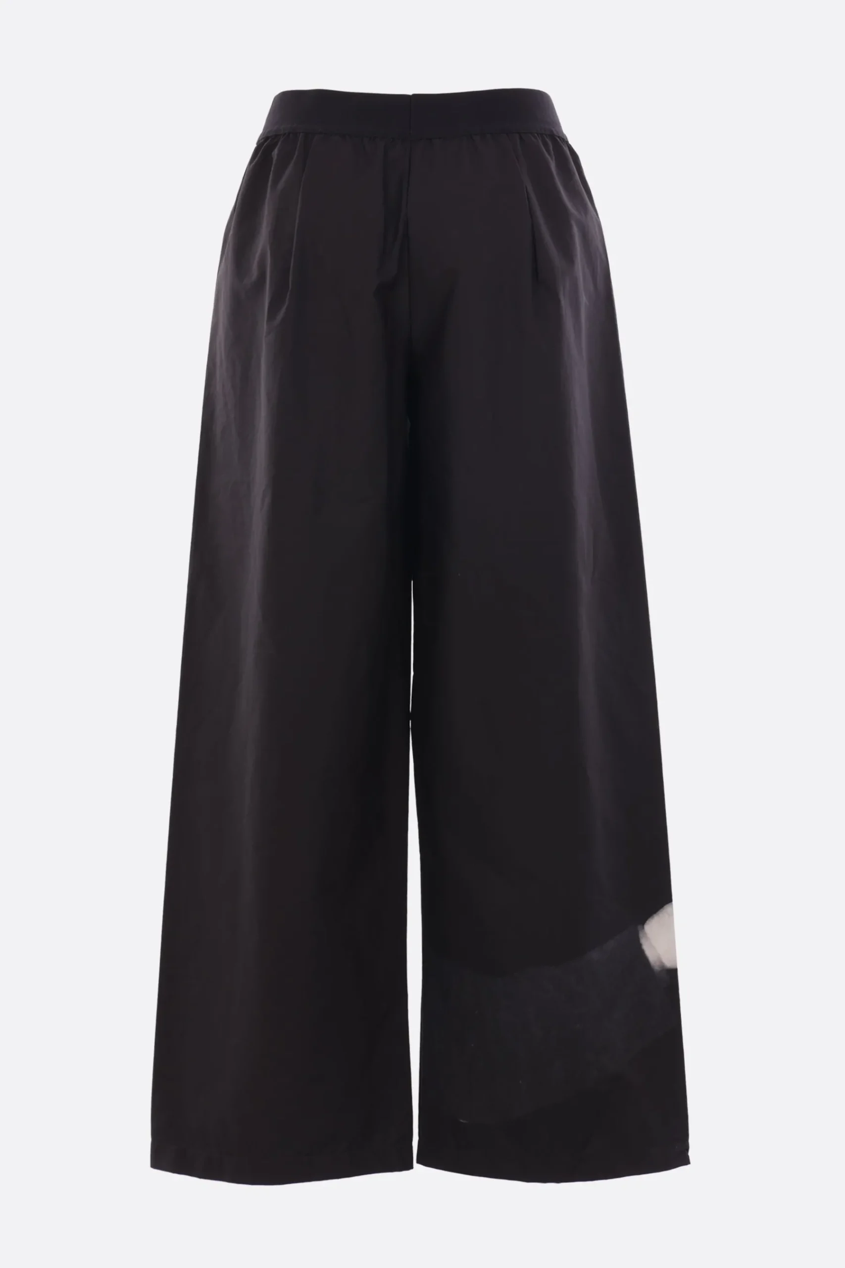 Women MARIA CALDERARA poplin trousers in poplin with Manzoni '61 print