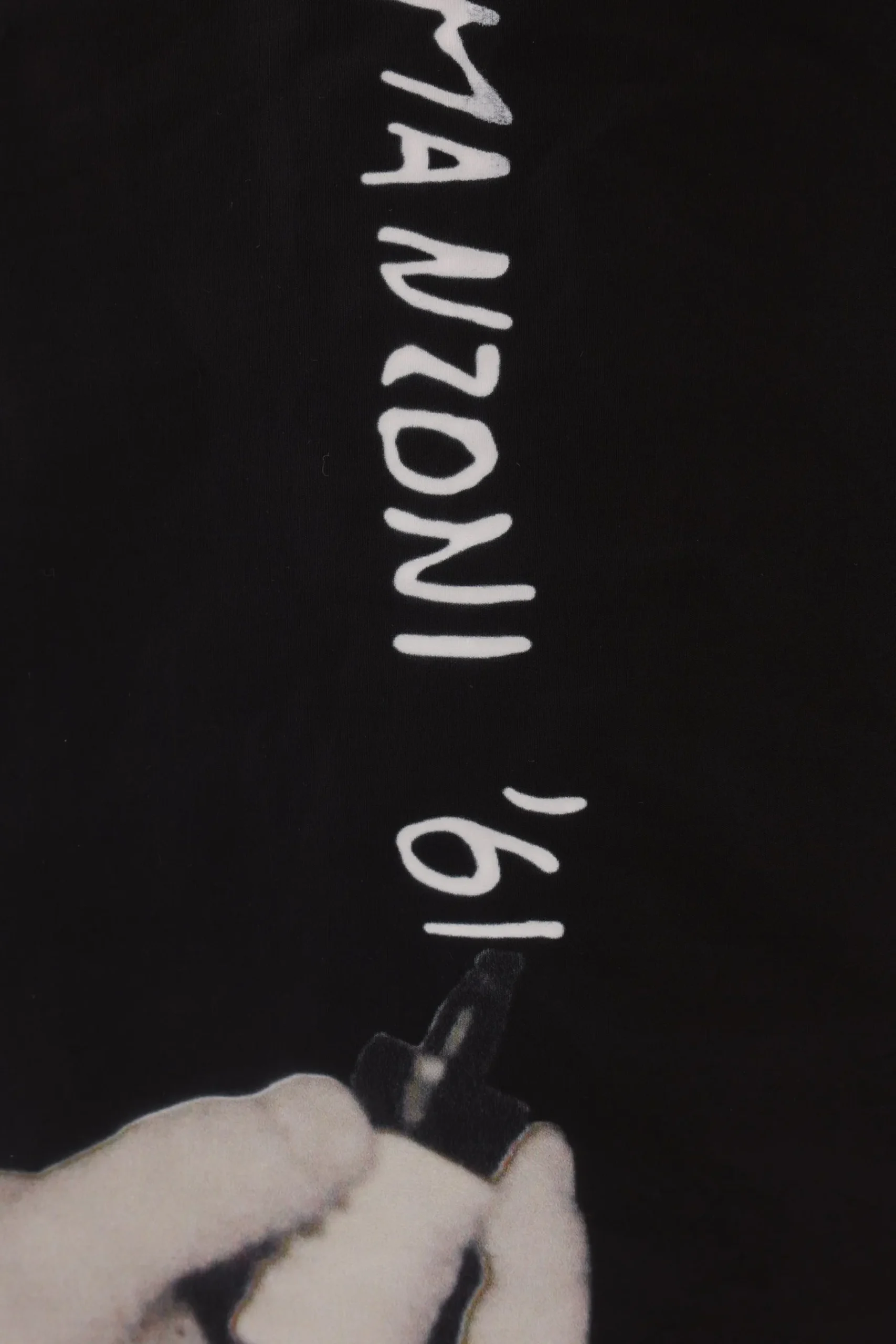 Women MARIA CALDERARA poplin trousers in poplin with Manzoni '61 print