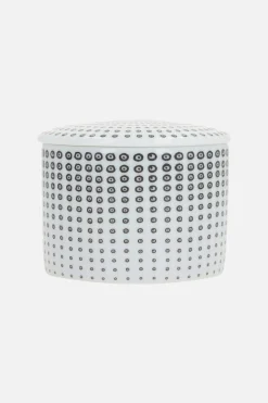 GINORI 1735 X 10 CORSO COMO porcelain round box with cover