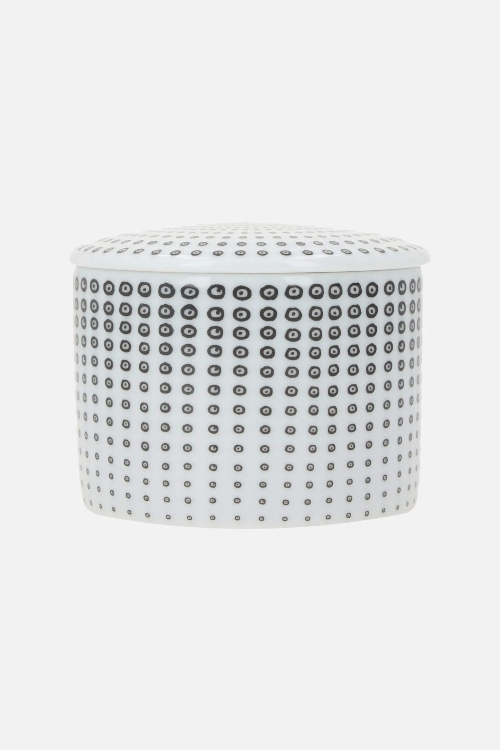GINORI 1735 X 10 CORSO COMO porcelain round box with cover