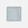GINORI 1735 X 10 CORSO COMO porcelain squared vide poche