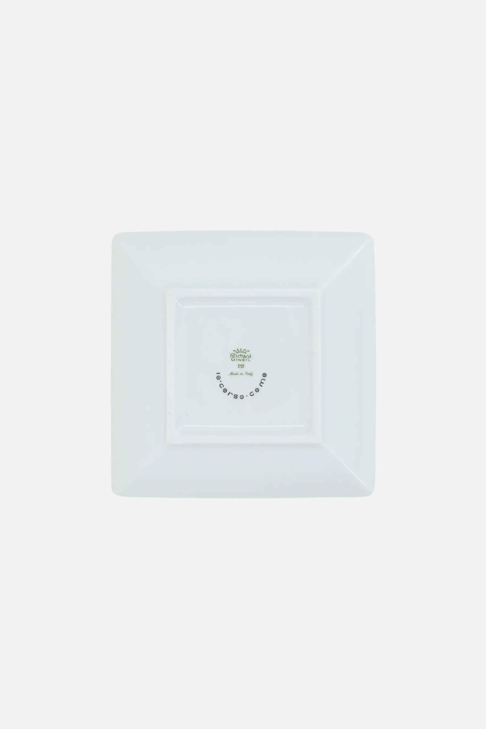 GINORI 1735 X 10 CORSO COMO porcelain squared vide poche