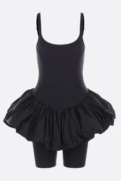 Women VAQUERA Pouf bodysuit in technical jersey