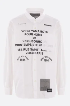 YOHJI YAMAMOTO printed poplin shirt
