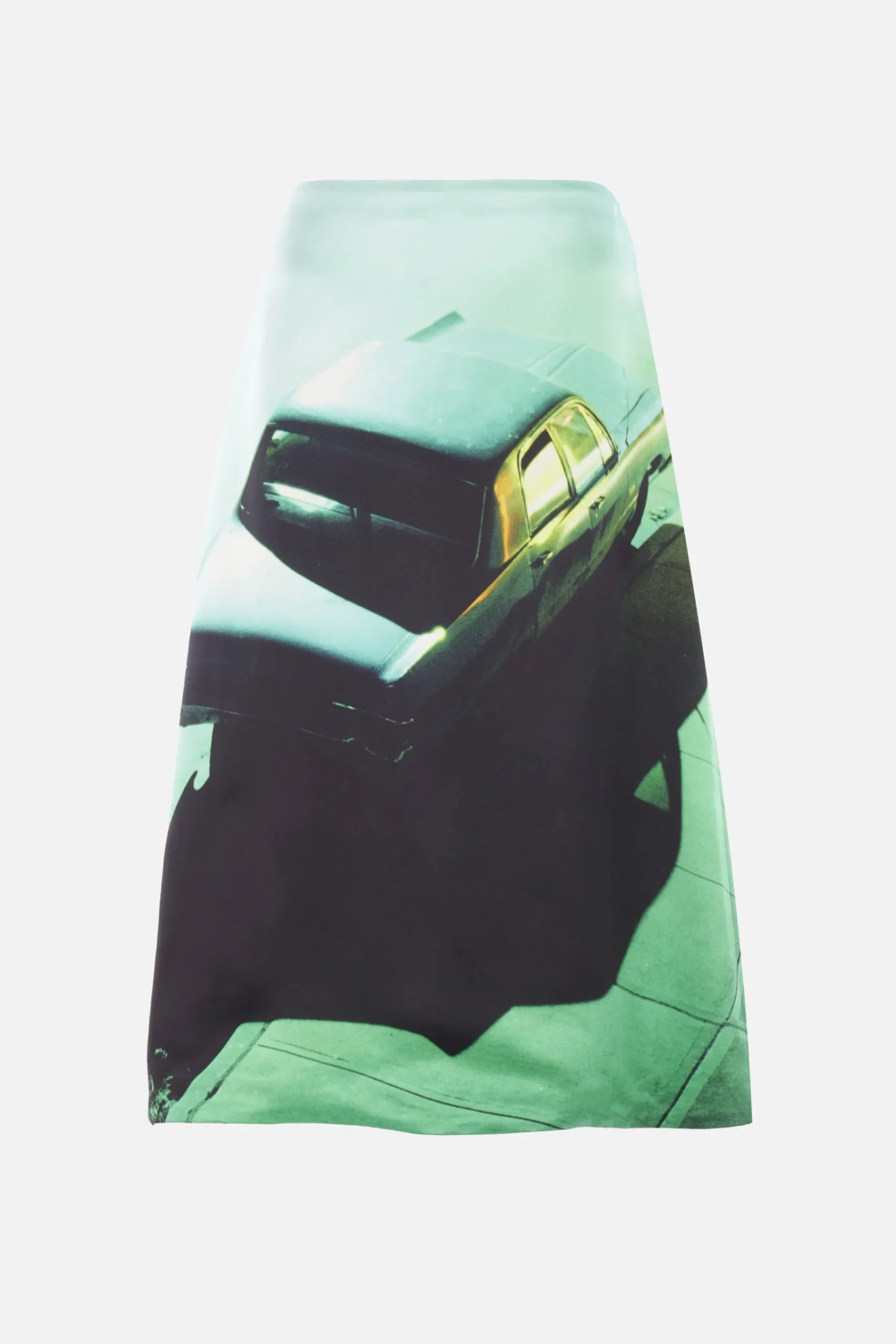 Women JIL SANDER printed satin midi skirt