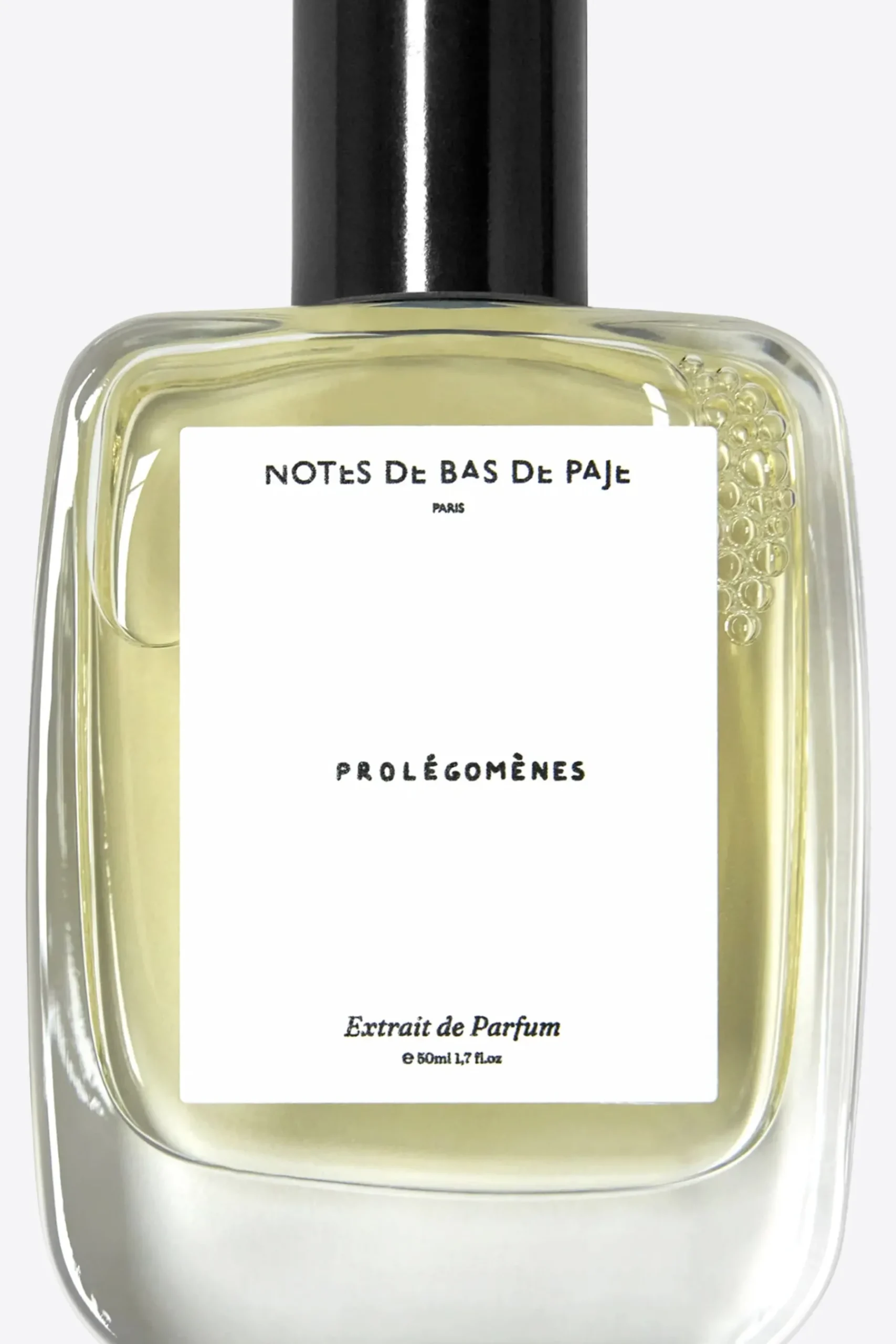 NOTES DE BAS DE PAJE Prolégomènes Extrait de Parfum 50 ml