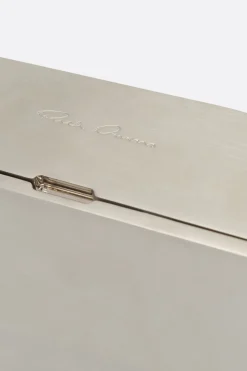 Women RICK OWENS Prong clutch in metal