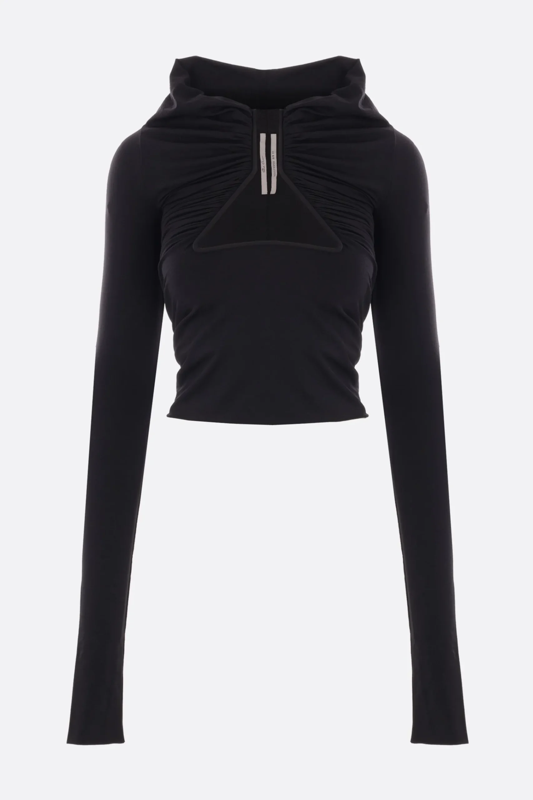 Women RICK OWENS Prong stretch jersey long-sleeved top