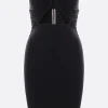 Women RICK OWENS Prong stretch jersey strapless minidress