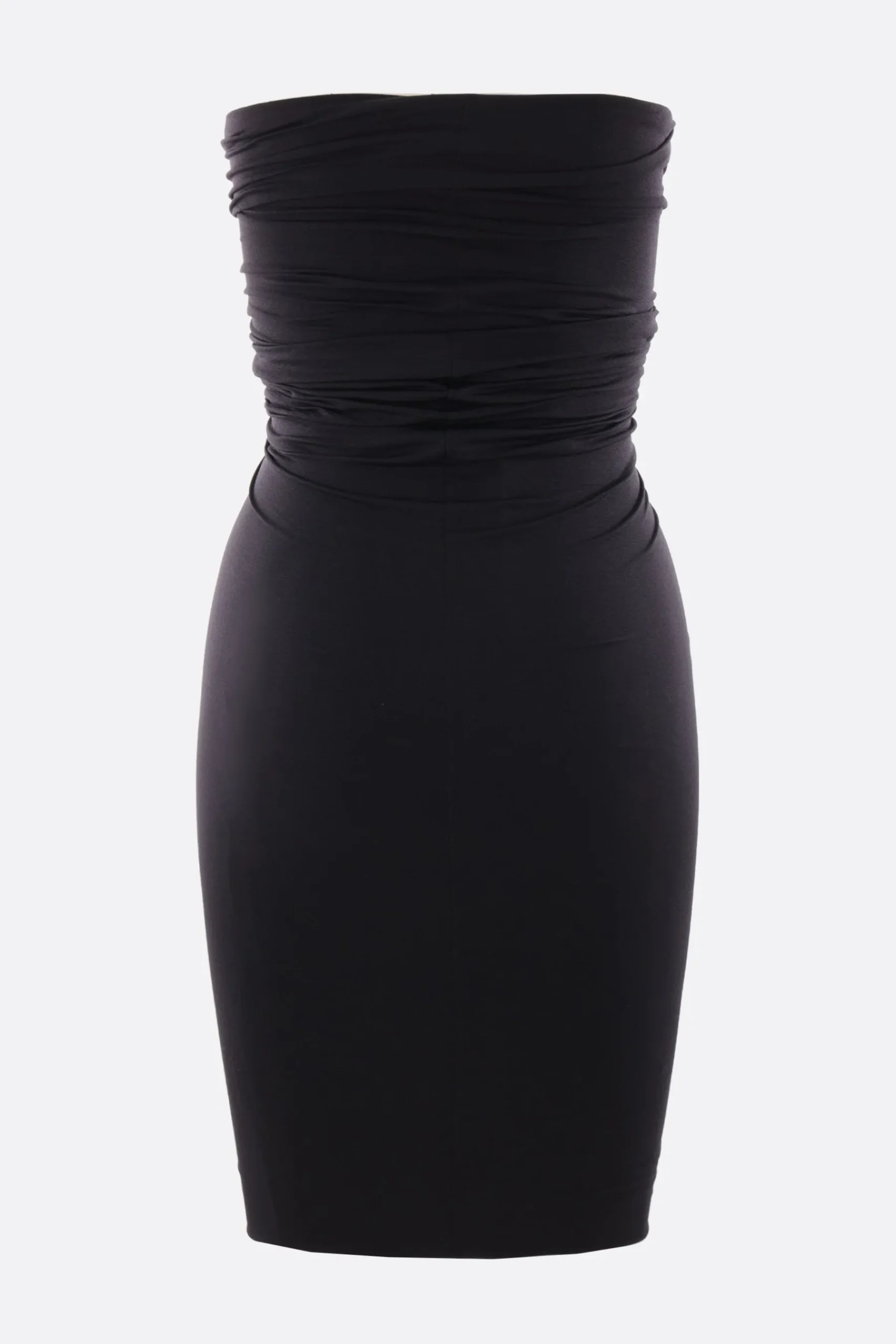 Women RICK OWENS Prong stretch jersey strapless minidress