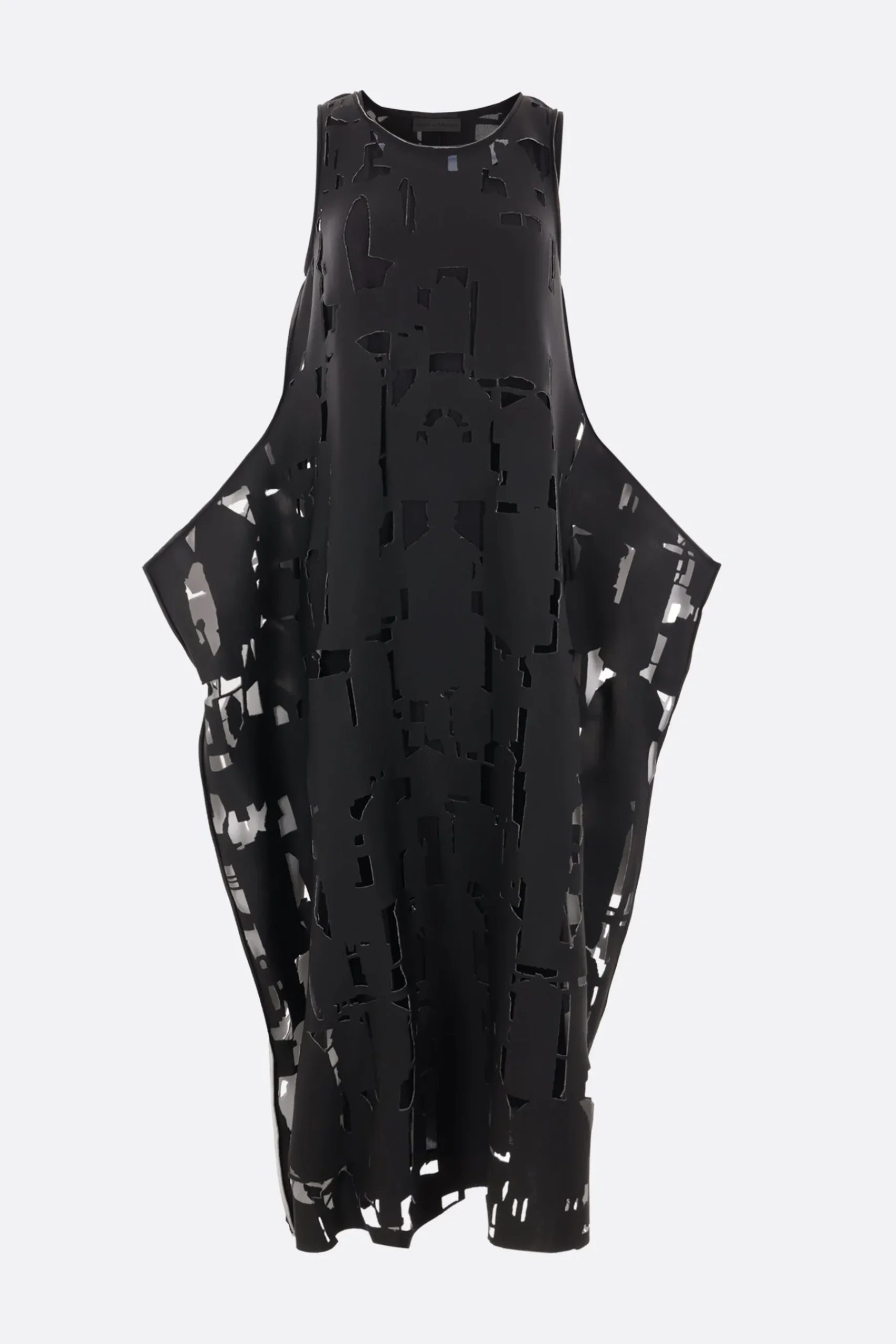 Women MARIA CALDERARA Puppet laser-cut scuba fabric sleeveless dress