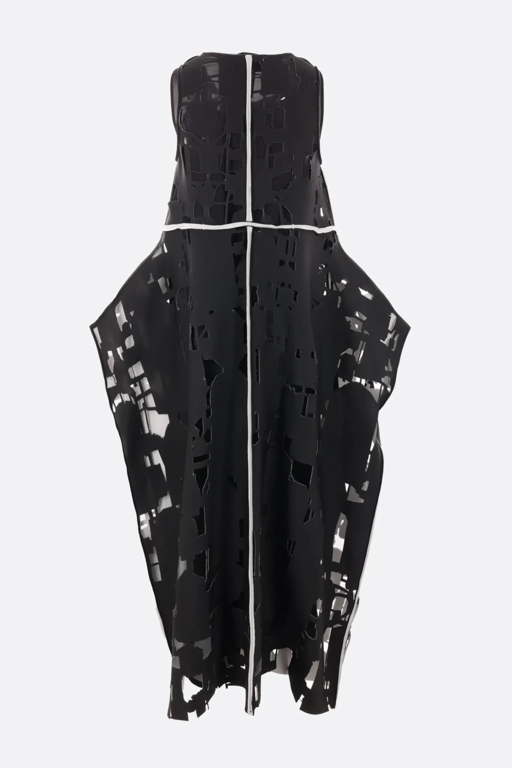 Women MARIA CALDERARA Puppet laser-cut scuba fabric sleeveless dress