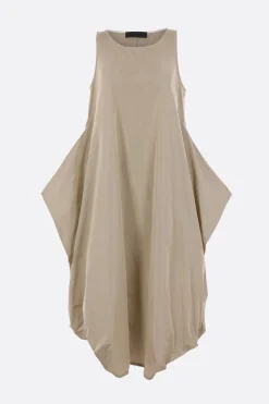 Women MARIA CALDERARA Puppet sleeveless dress in taffetà