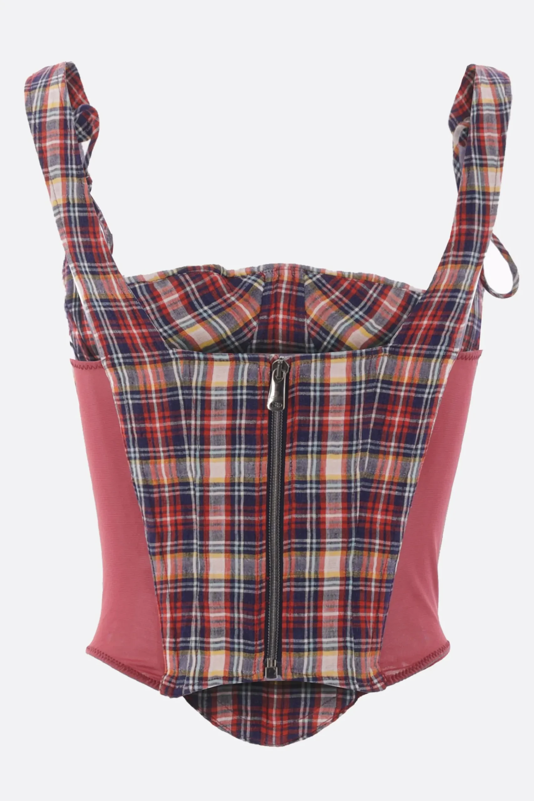 Women VIVIENNE WESTWOOD Puppy Corset top in check linen