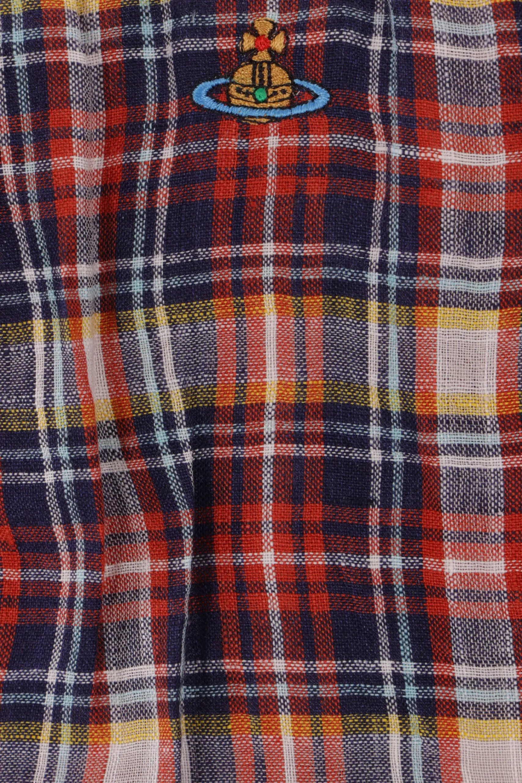 Women VIVIENNE WESTWOOD Puppy Corset top in check linen