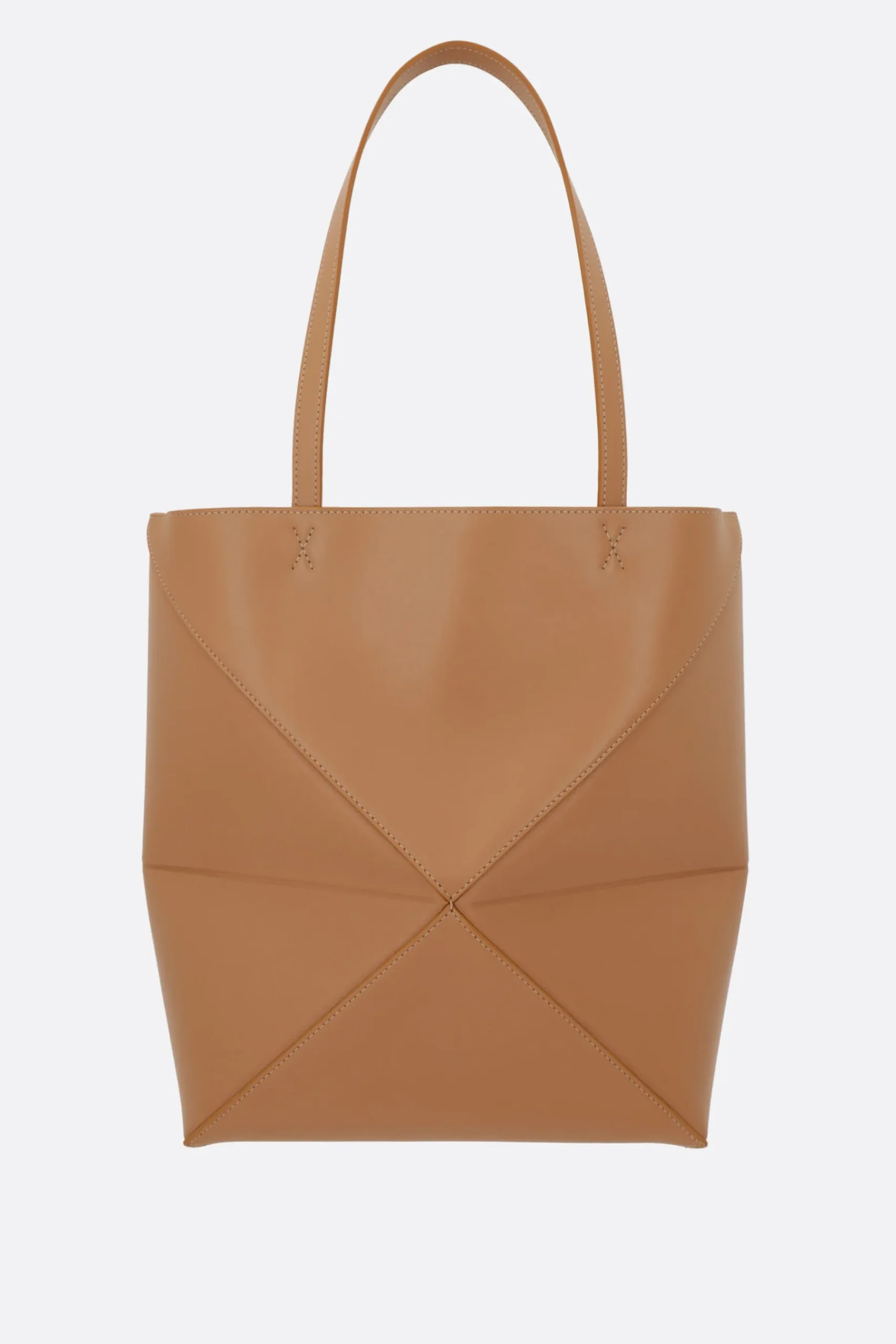 Women LOEWE Puzzle Fold medium tote bag in shiny leather